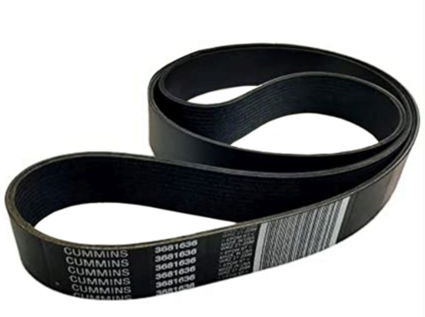 FLAT DRIVE BELT  | CUMMINS | ISX 11.9  / QSX 12 | 3681636